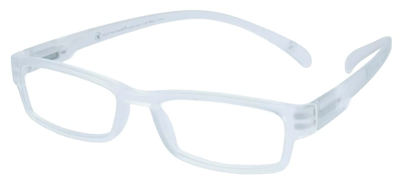 Lesebrille Klammeraffe 01 crystal seitlich No. 01 Crystal