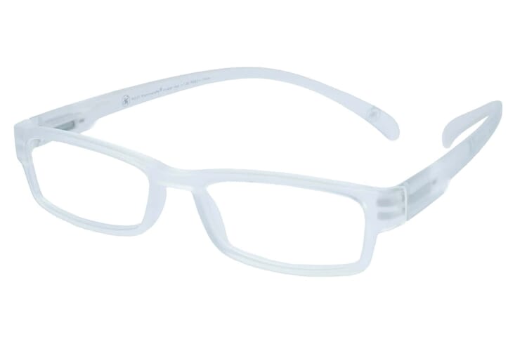 Lesebrille Klammeraffe 01 crystal seitlich No. 01 Crystal