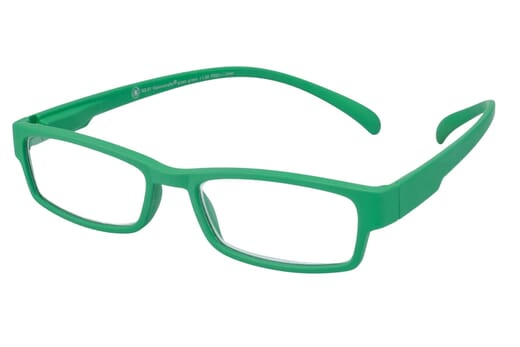 Lesebrille Klammeraffe 01 grass green seitlich