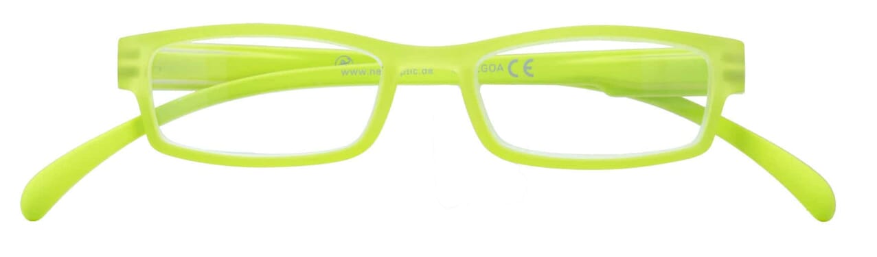 Lesebrille Klammeraffe 01 lemon geschlossen Lesebrille Klammeraffe 01 lemon geschlossen