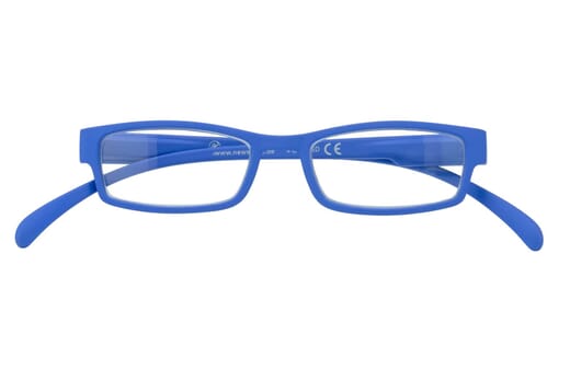 Lesebrille Klammeraffe 01 new blue geschlossen