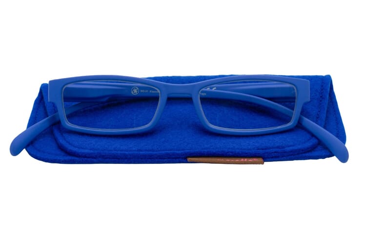 Lesebrille Klammeraffe 01 new blue mit etui Lesebrille Klammeraffe 01 new blue mit etui