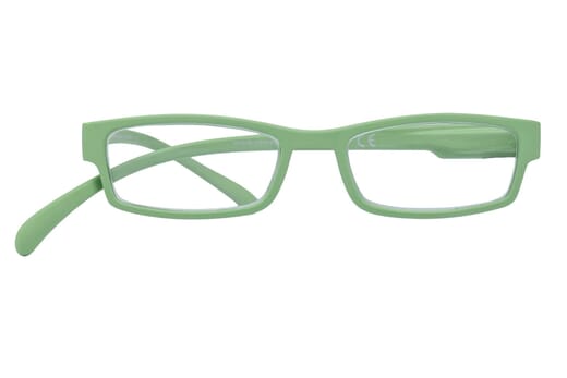 Lesebrille Klammeraffe 01 new green frontal