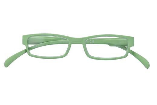Lesebrille Klammeraffe 01 new green geschlossen