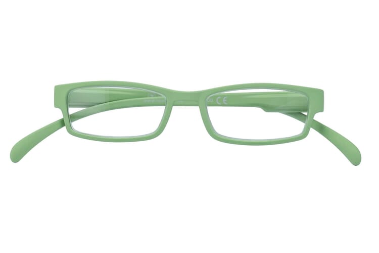 Lesebrille Klammeraffe 01 new green geschlossen Lesebrille Klammeraffe 01 new green geschlossen