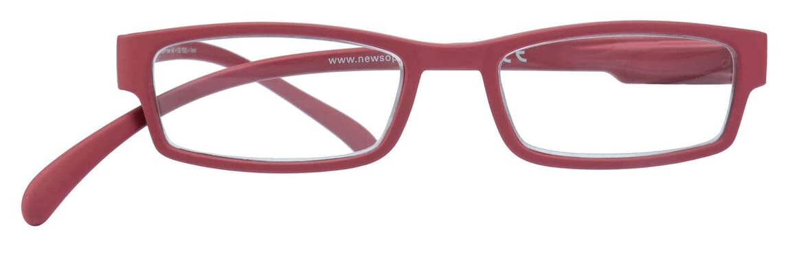 Lesebrille Klammeraffe 01 new red frontal Lesebrille Klammeraffe 01 new red frontal