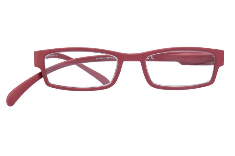 Lesebrille Klammeraffe 01 new red frontal Lesebrille Klammeraffe 01 new red frontal