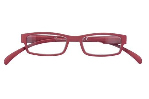 Lesebrille Klammeraffe 01 new red geschlossen