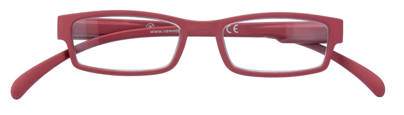 Lesebrille Klammeraffe 01 new red geschlossen Lesebrille Klammeraffe 01 new red geschlossen