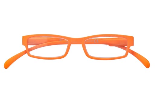 Lesebrille Klammeraffe 01 orange geschlossen