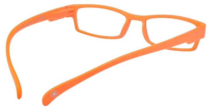 Lesebrille Klammeraffe 01 orange innen Lesebrille Klammeraffe 01 orange innen