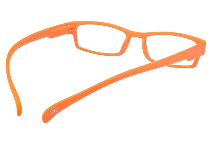 Lesebrille Klammeraffe 01 orange innen Lesebrille Klammeraffe 01 orange innen
