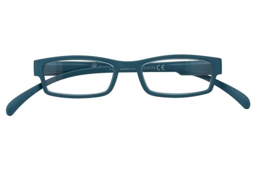 Lesebrille Klammeraffe 01 petrol geschlossen