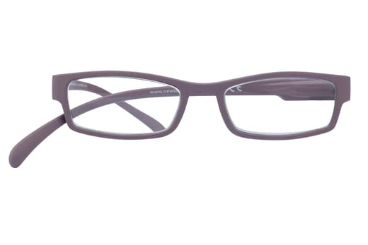Lesebrille Klammeraffe 01 plum frontal