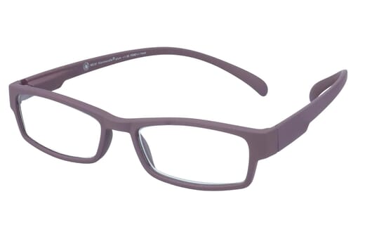 Lesebrille Klammeraffe 01 plum seitlich