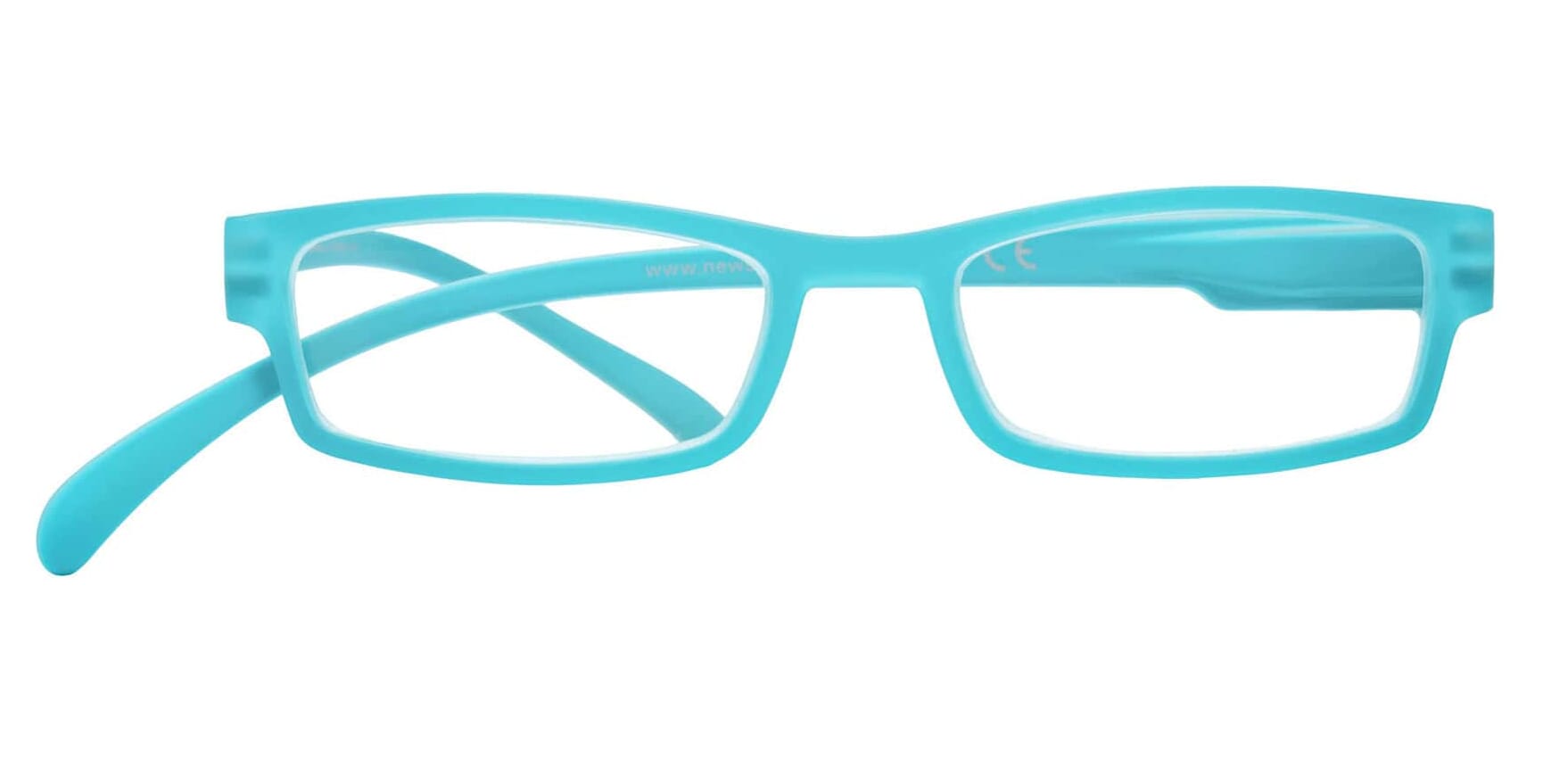 Lesebrille Klammeraffe 01 tuerkis frontal