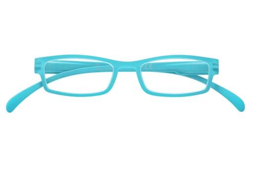 Lesebrille Klammeraffe 01 tuerkis geschlossen