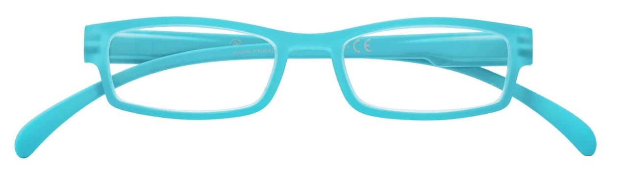 Lesebrille Klammeraffe 01 tuerkis geschlossen Lesebrille Klammeraffe 01 tuerkis geschlossen