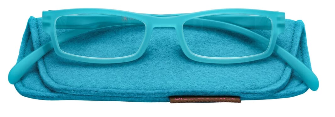Lesebrille Klammeraffe 01 tuerkis mit etui Lesebrille Klammeraffe 01 tuerkis mit etui