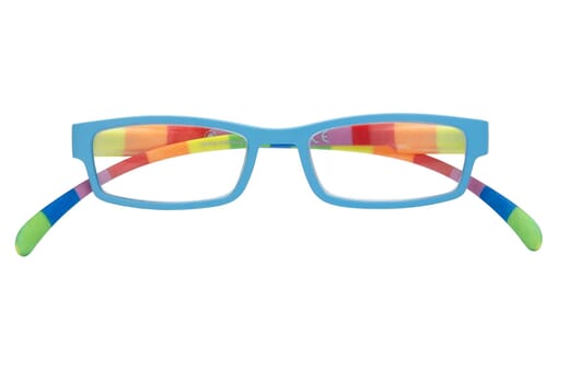 Reading glasses Klammeraffe 08 colorful blue closed