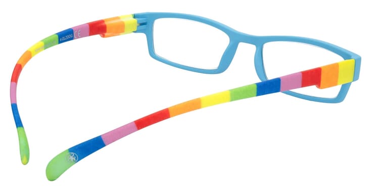 Lesebrille Klammeraffe 08 farbenfroh blue innen Lesebrille Klammeraffe 08 farbenfroh blue innen