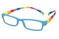 Reading glasses Klammeraffe 08 colorful blue sideways Reading glasses Klammeraffe 08 colorful blue sideways
