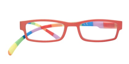 Lesebrille Klammeraffe 08 farbenfroh red frontal Lesebrille Klammeraffe 08 farbenfroh red frontal