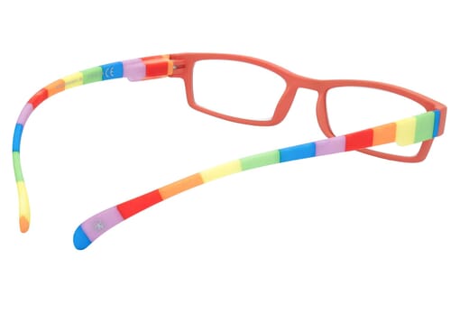 Reading glasses Klammeraffe 08 colorful red inside