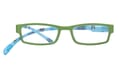 Reading glasses Klammeraffe 08 green meadow frontal Reading glasses Klammeraffe 08 green meadow frontal