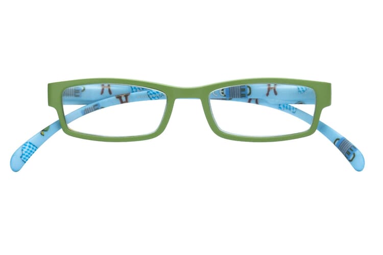 Reading glasses Klammeraffe 08 gruene wiesn closed Reading glasses Klammeraffe 08 gruene wiesn closed