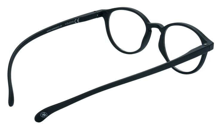 Lesebrille Klammeraffe 12 black innen Lesebrille Klammeraffe 12 black innen