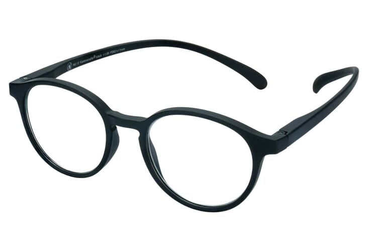 Reading glasses Klammeraffe 12 black sideways Reading glasses Klammeraffe 12 black sideways