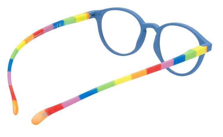 Lesebrille Klammeraffe 12 cornfl farb innen Lesebrille Klammeraffe 12 cornfl farb innen