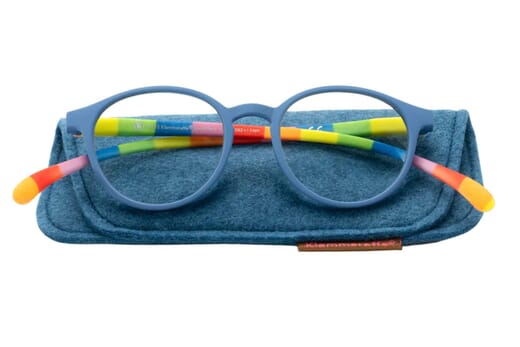 Reading glasses Klammeraffe 12 cornfl colored with case