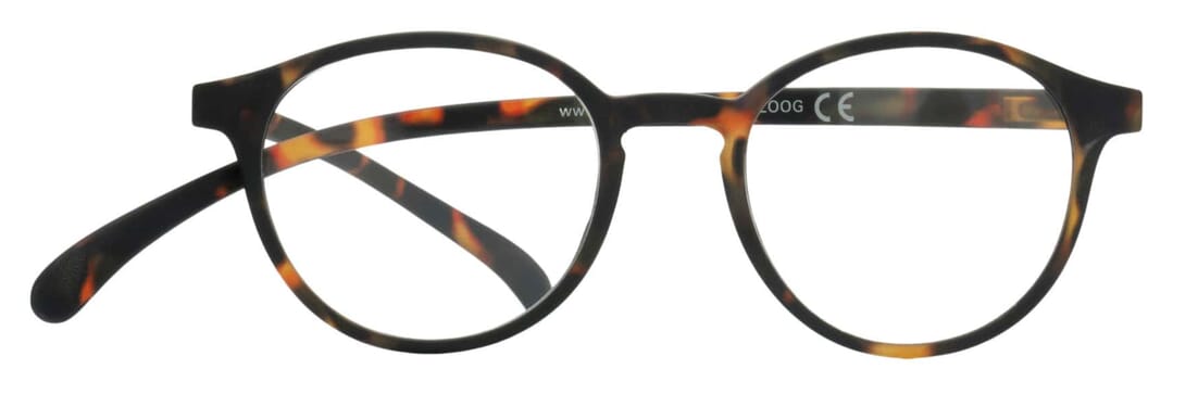 Lesebrille Klammeraffe 12 havanna frontal Lesebrille Klammeraffe 12 havanna frontal