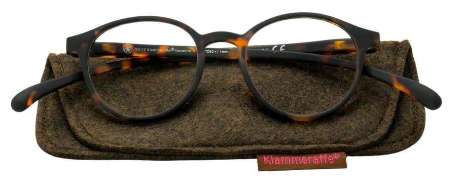 Lesebrille Klammeraffe 12 havanna mit etui Lesebrille Klammeraffe 12 havanna mit etui