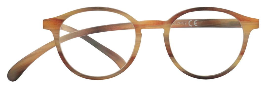 Reading glasses Klammeraffe 12 horn frontal No. 12 Horn