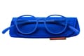 Reading glasses Klammeraffe 12 new blue with case Reading glasses Klammeraffe 12 new blue with case