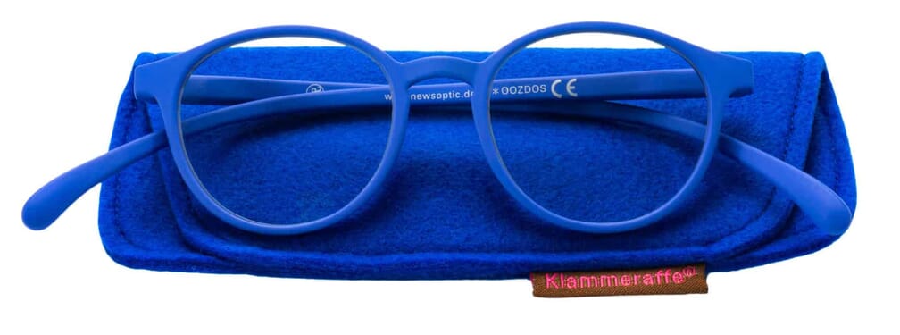Lesebrille Klammeraffe 12 new blue mit etui Lesebrille Klammeraffe 12 new blue mit etui