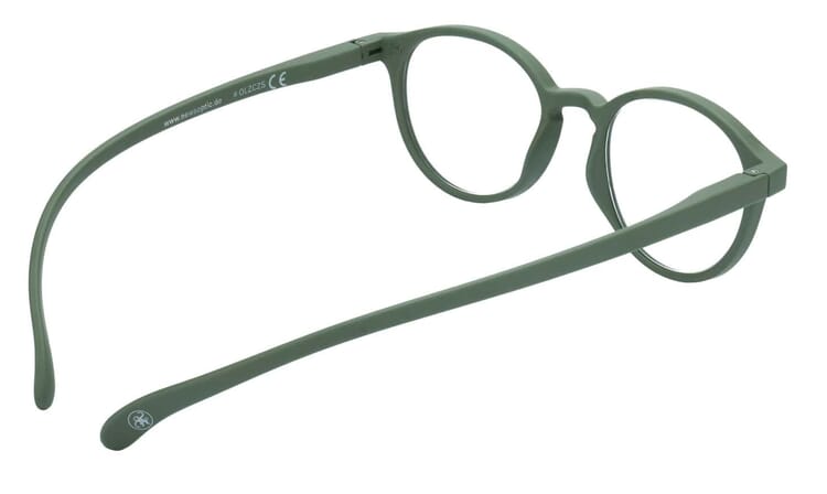 Lesebrille Klammeraffe 12 olive innen Lesebrille Klammeraffe 12 olive innen