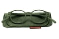 Reading glasses Klammeraffe 12 olive with case Reading glasses Klammeraffe 12 olive with case