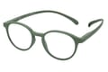 Reading glasses Klammeraffe 12 olive sideways Reading glasses Klammeraffe 12 olive sideways