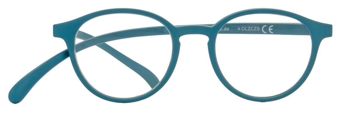 Lesebrille Klammeraffe 12 petrol frontal No. 12 Petrol