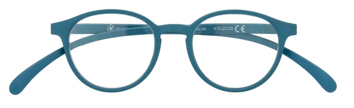 Lesebrille Klammeraffe 12 petrol geschlossen Lesebrille Klammeraffe 12 petrol geschlossen