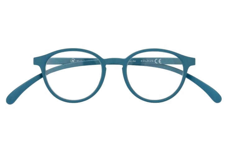 Reading glasses Klammeraffe 12 petrol closed Reading glasses Klammeraffe 12 petrol closed