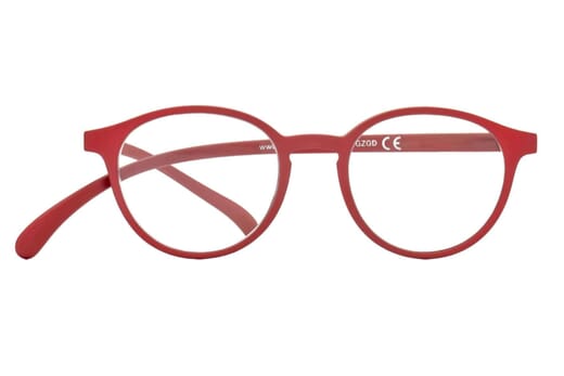 Lesebrille Klammeraffe 12 red frontal