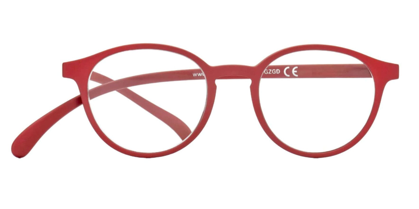 Lesebrille Klammeraffe 12 red frontal