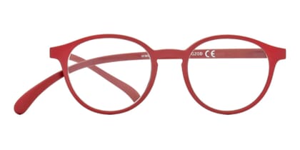 Lesebrille Klammeraffe 12 red frontal Lesebrille Klammeraffe 12 red frontal