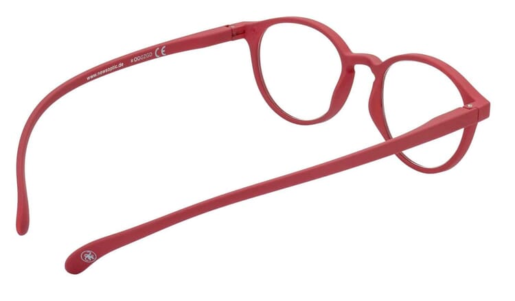 Lesebrille Klammeraffe 12 red innen Lesebrille Klammeraffe 12 red innen
