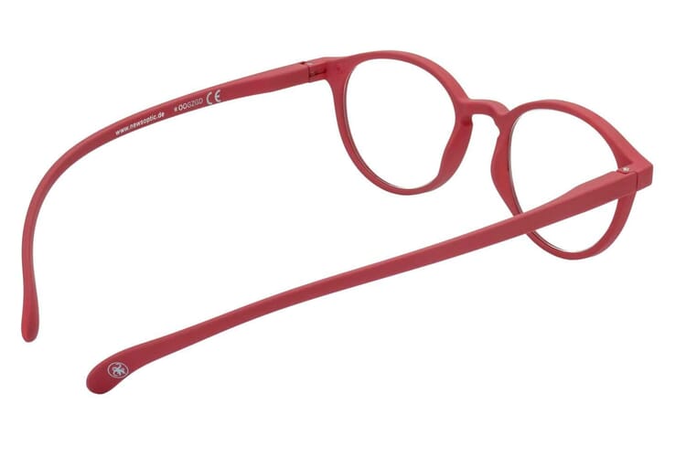 Lesebrille Klammeraffe 12 red innen Lesebrille Klammeraffe 12 red innen